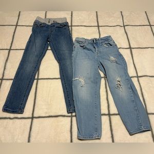 2 Pair of Girls size 7 Jeans